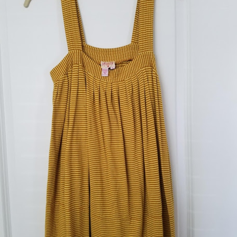 Plenty by Tracy Reese Mustard Yellow Stripe Tank